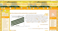 Desktop Screenshot of cosmeticanaturalcasera.com